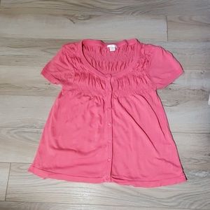Xhilaration Sweaters - Pink Xhilaration Short Sleeve Crop Cardigan Xhilaration Sweaters - Pink Xhilaration Short Sleeve Crop Cardigan